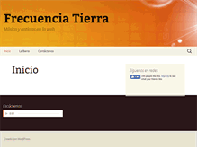 Tablet Screenshot of frecuenciatierra.com